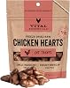 Vital Essentials Golosinas de Corazones de Pollo Crudo Liofilizado para Gatos, Bolsa de 0.8 oz | Ingrediente Único, Proteína de Calidad Premium, Sin Granos, Hecho en EE. UU. con Ingredientes de EE. UU. y de Origen Global 1