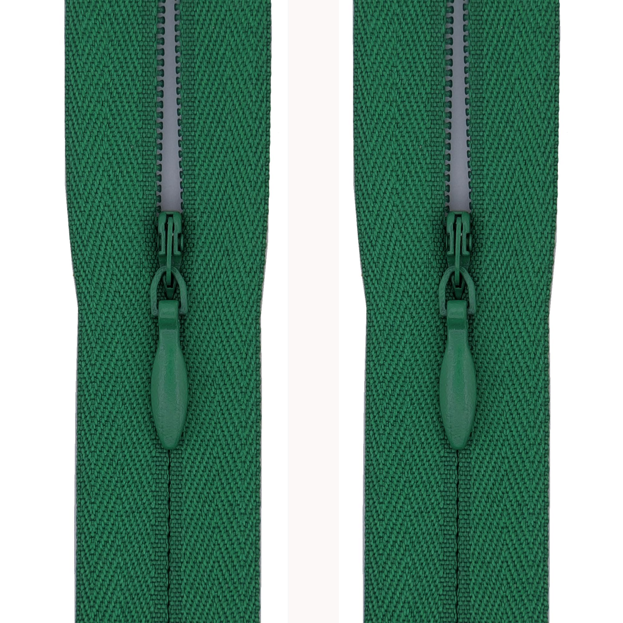 Y-connection #3 Invisible Zips, 2 Pack, 8 Inch (Deep Jade Green)