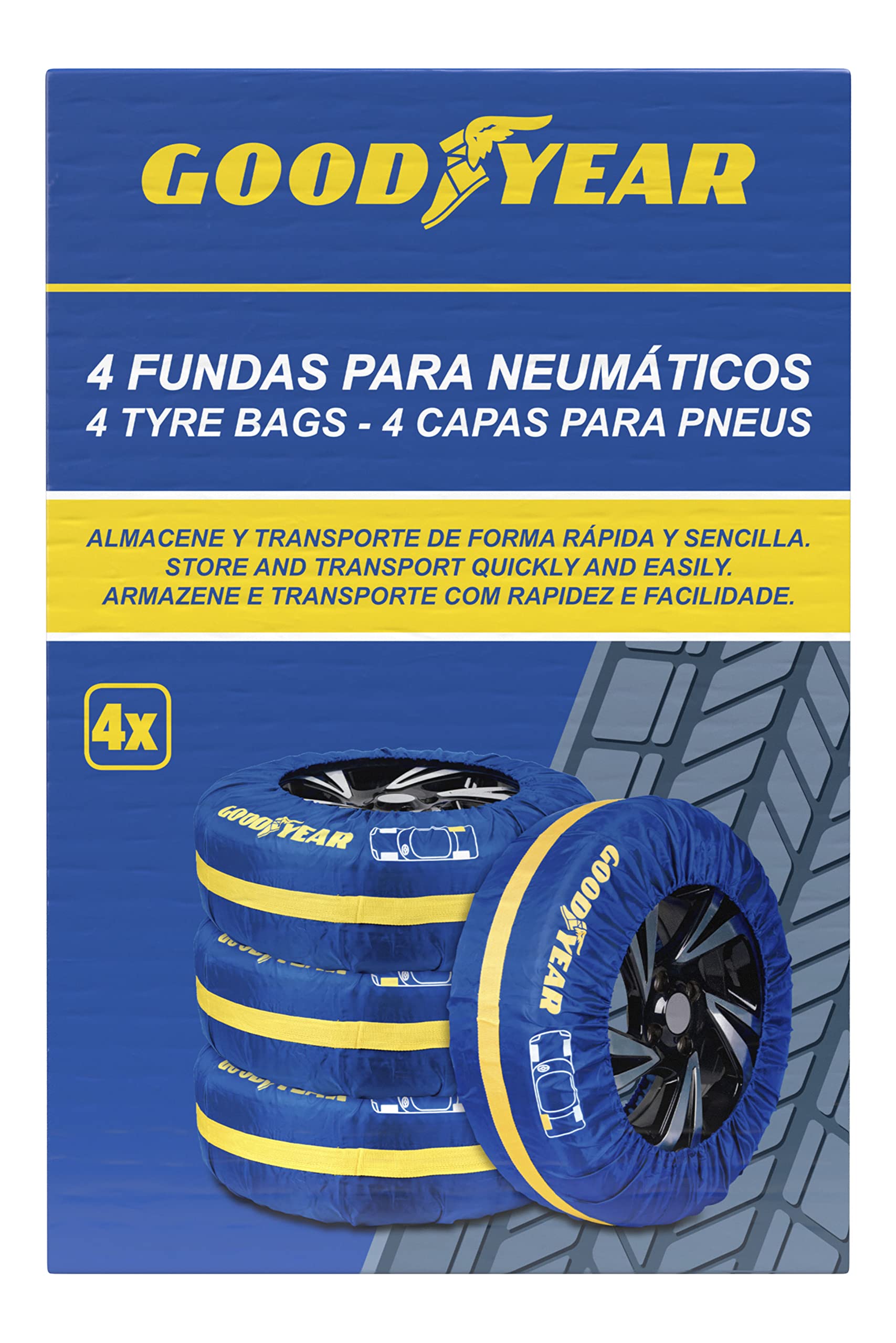 Goodyear Poliestrowe pokrowce na opony do kół samochodowych