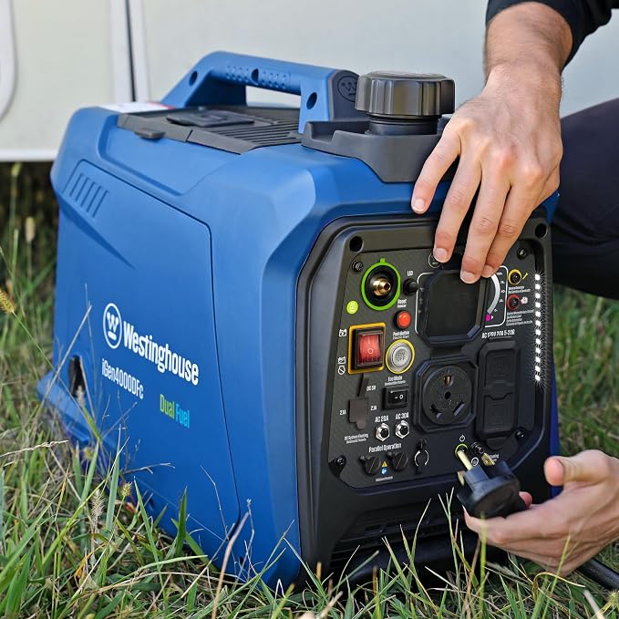 Generador inversor portátil Westinghouse 4000W dual fuel miniatura 2