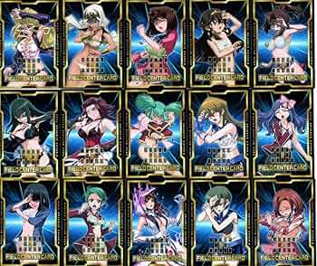 遊戯王 フィールドセンターカード 15枚 真崎杏子 十六夜アキ 天上院明日香