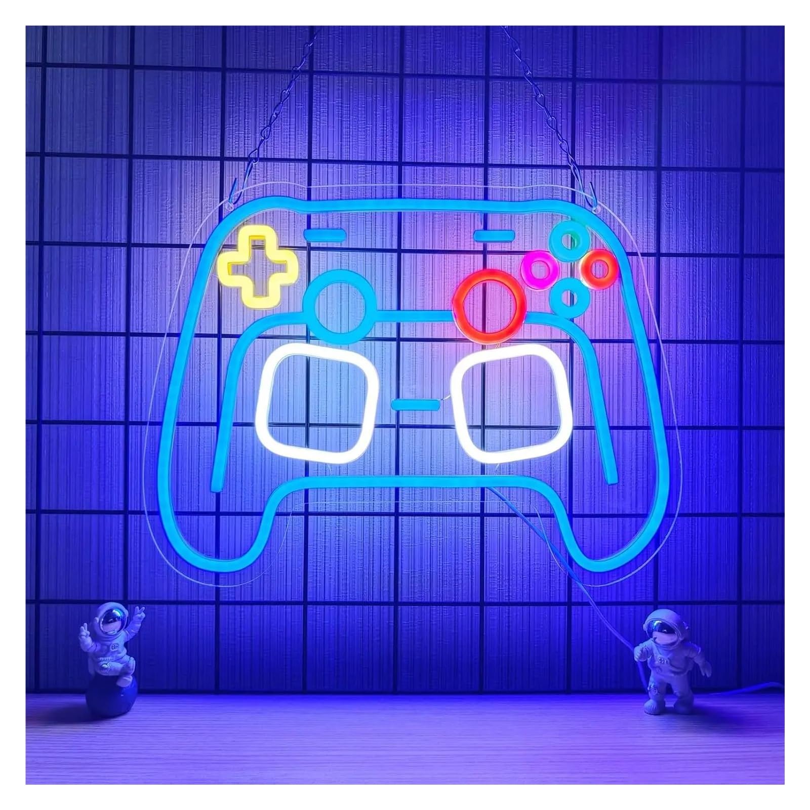 LEMST Sign Lamp Retro Game Console Neon Sign LED Light Dimmable USB Powered for Garage Gamer Room Bedroom Birthday Wall Art Decor 40cmx30cm/15.75inx11.81in