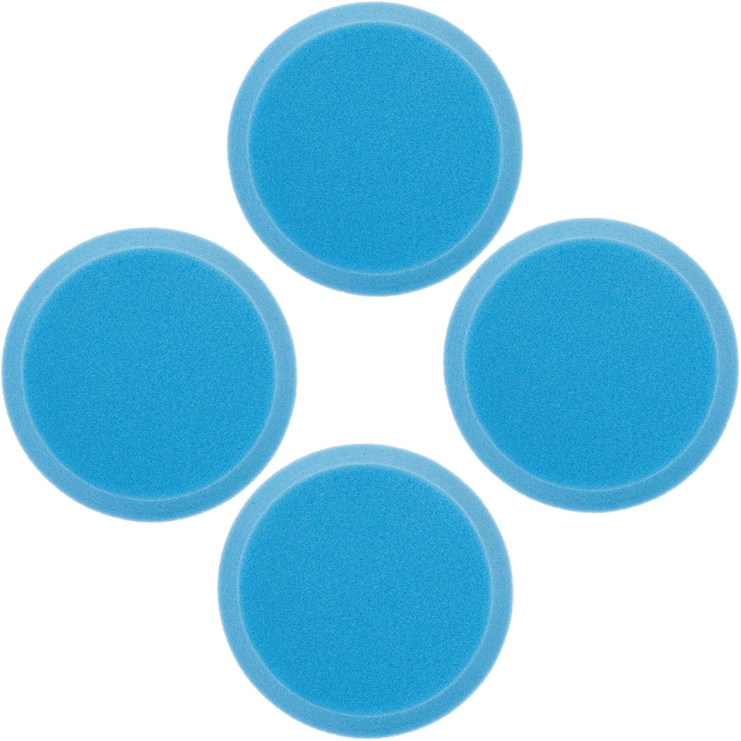 4pcs Bowling Ball Polishing Pads Sponge Set Reusable Bowling Ball Repair and Cleaning Pads Portable Blue Sanding Sponge