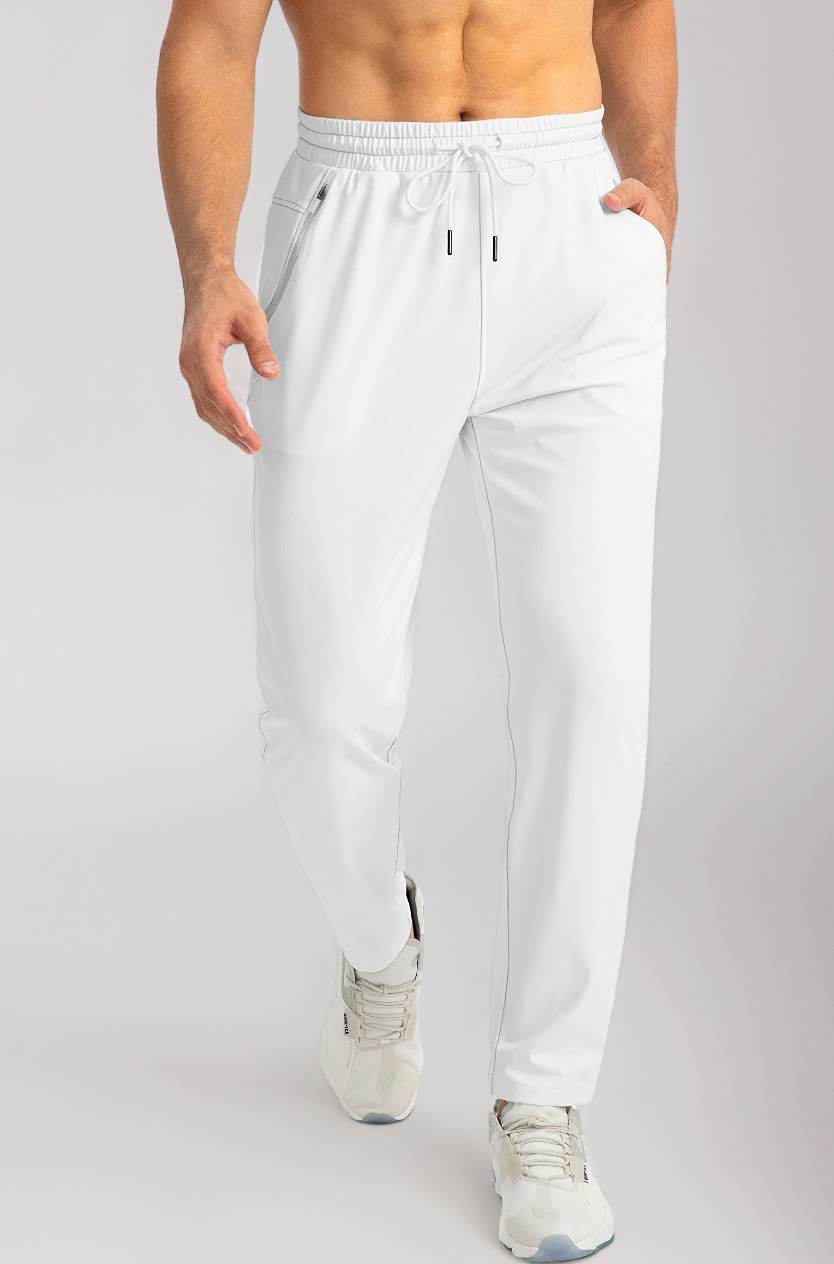 G Gradual Men's Sweatpants with Zipper Pockets Tapered Joggers for Men Athletic Pants for Workout, Jogging, Running