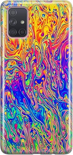 Miniatura 4 de Funda de teléfono compatible con Samsung Galaxy A73 A72 5G A71 A54 A52 A42 A34 A32 A14 A11 Impresión clara y ligera delgada al óleo transparente