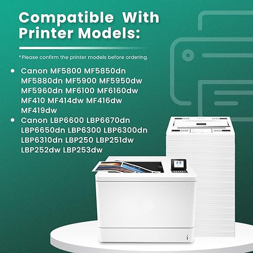 Miniatura 2 de GREENBOX Cartucho de tóner compatible de repuesto para Canon 119 II 119II para Canon MF6160dw MF414dw MF5950dw MF5880dn MF5850dn MF416dw LBP253dw