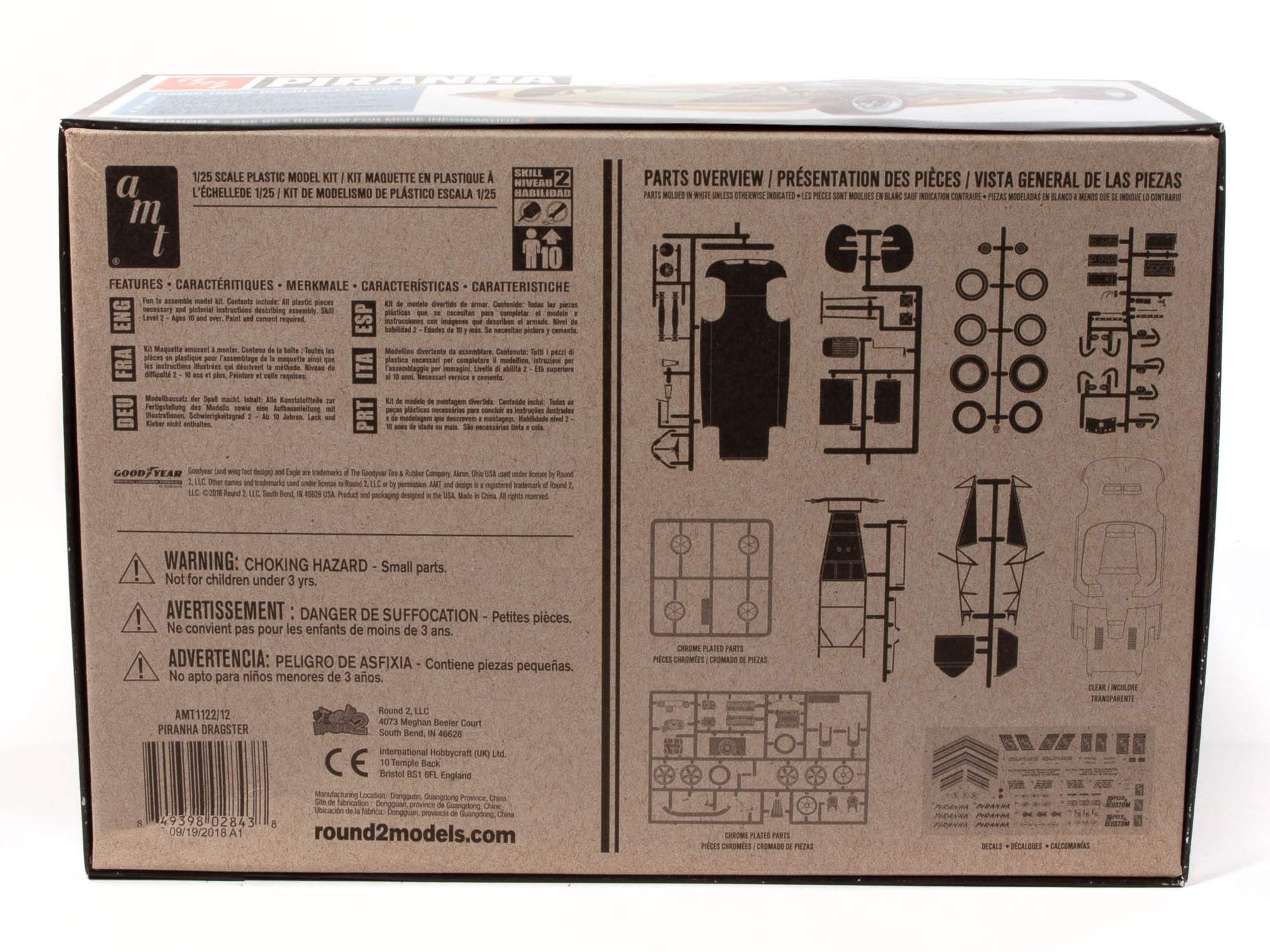 AMT 1/25 ピラニア ドラッグレースチーム mxn26g8 AMT 1/25 ピラニア ドラッグレースチーム mxn26g8