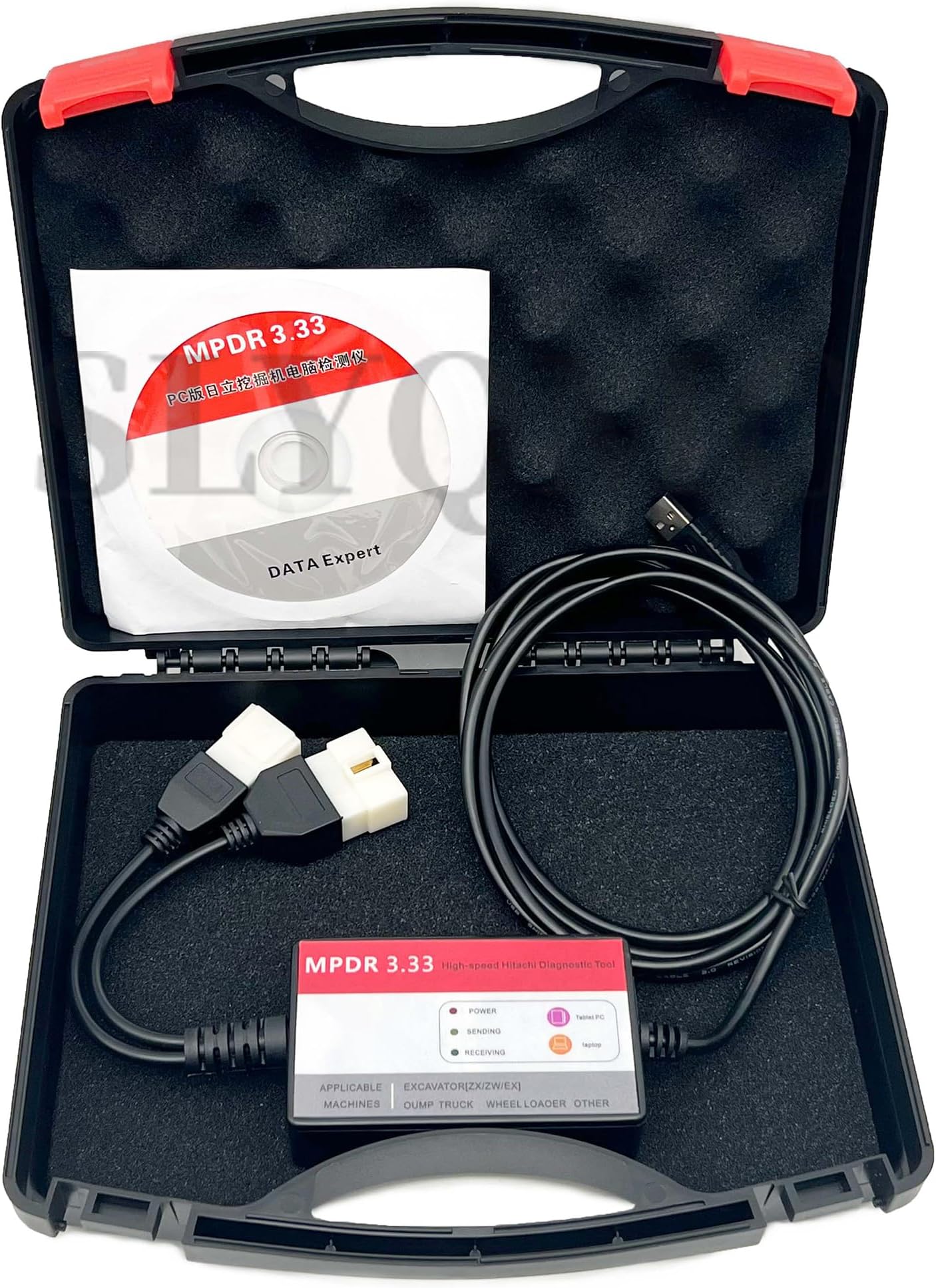 MPDR Software 3.33 for Heavy Duty Diagnostic Tool for Hitachi Excavator ZX-1 ZX-3G ZX-3 ZX-5 ZX-6 ZX-7 ZX-3G of Excavator