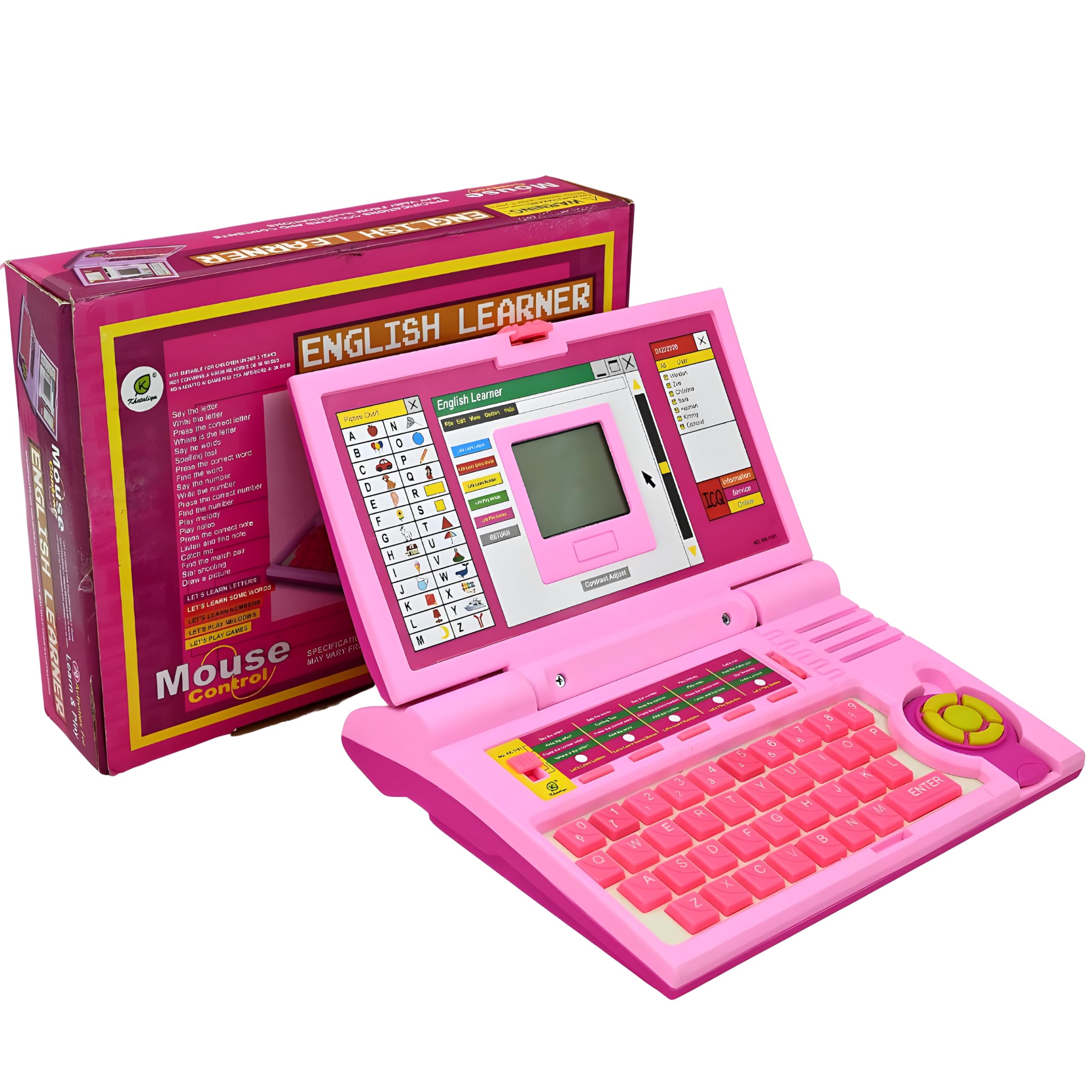 Educational Laptop Computer Toy for Kids Above 2+ Years - 20 Fun Activity Learning Machine, Now Learn Letter, Words, Games, Mathematics, Music, Logic, Memory Tool/Baby/Toddlers/Kidz-image-33