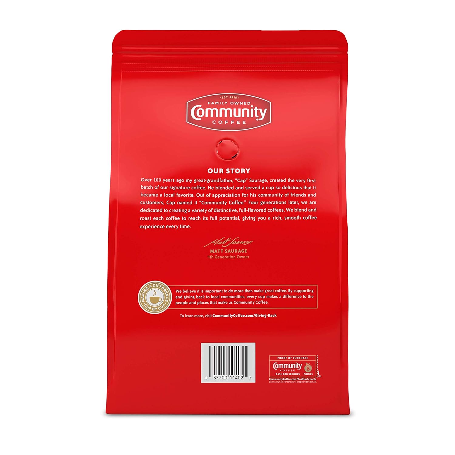 Community Coffee Café Special Med-Dark Roast Ground 46 oz Bag