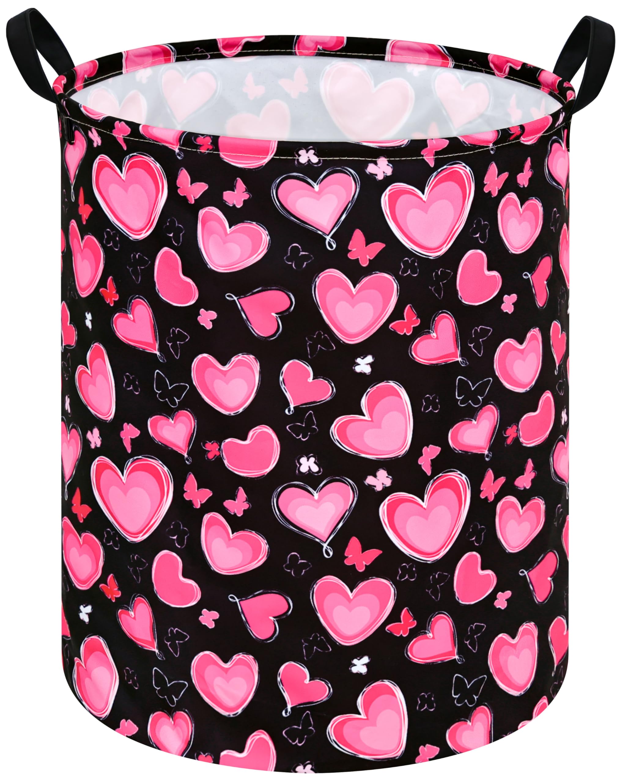 MAIZMZ Girls Storage Basket Kids Hamper Storage Bins Organizer Toy Box Large Canvas Waterproof Laundry Basket for Home/Dorm/Kitchen/Pet/Office/Closet/Shelf/Gift Baskets โ image 1