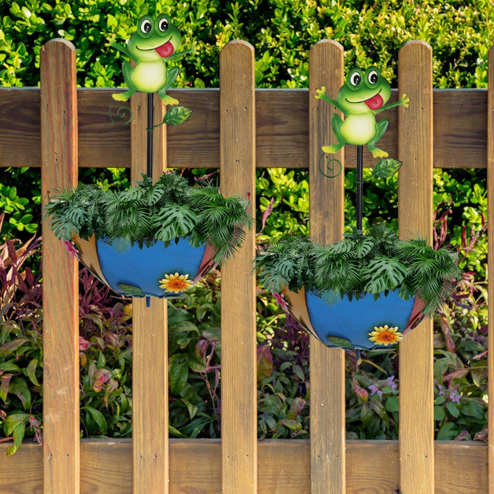 Jardinière parapluie décorative en métal, le cadeau idéal pour le jardin