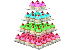 4-Tier Wedding Cupcake Tower for Unforgettable Celebrations