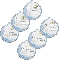 Vista 1 de Citrus Magic - Ambientador sólido que absorbe olores, lino puro, 8 onzas, paquete de 6