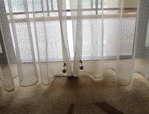 Miniatura 4 de Paquete de 6 pesos pesados para mantel, bolas de acero inoxidable con clip resistente al óxido, pesas para cortinas, banderas