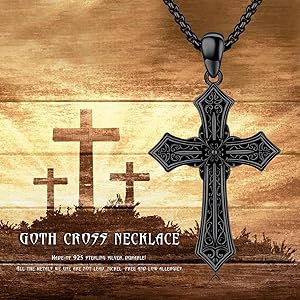 アクセサリー GARNI Essential Cross Necklace 53cm 61OfoS4bU6L._UY300_.jpg