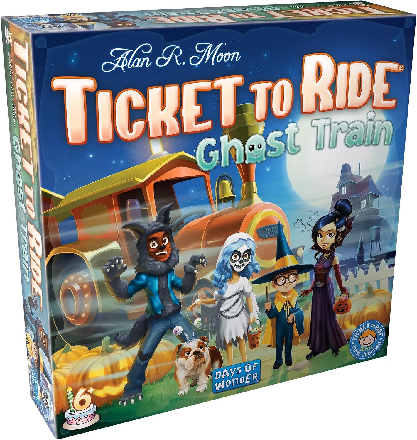 Days of Wonder Ticket to Ride - Ghost Train (First Journey) Board Game Ages 6+ 2-4 Players 15-30 Minutes Playing Time, DOW720035