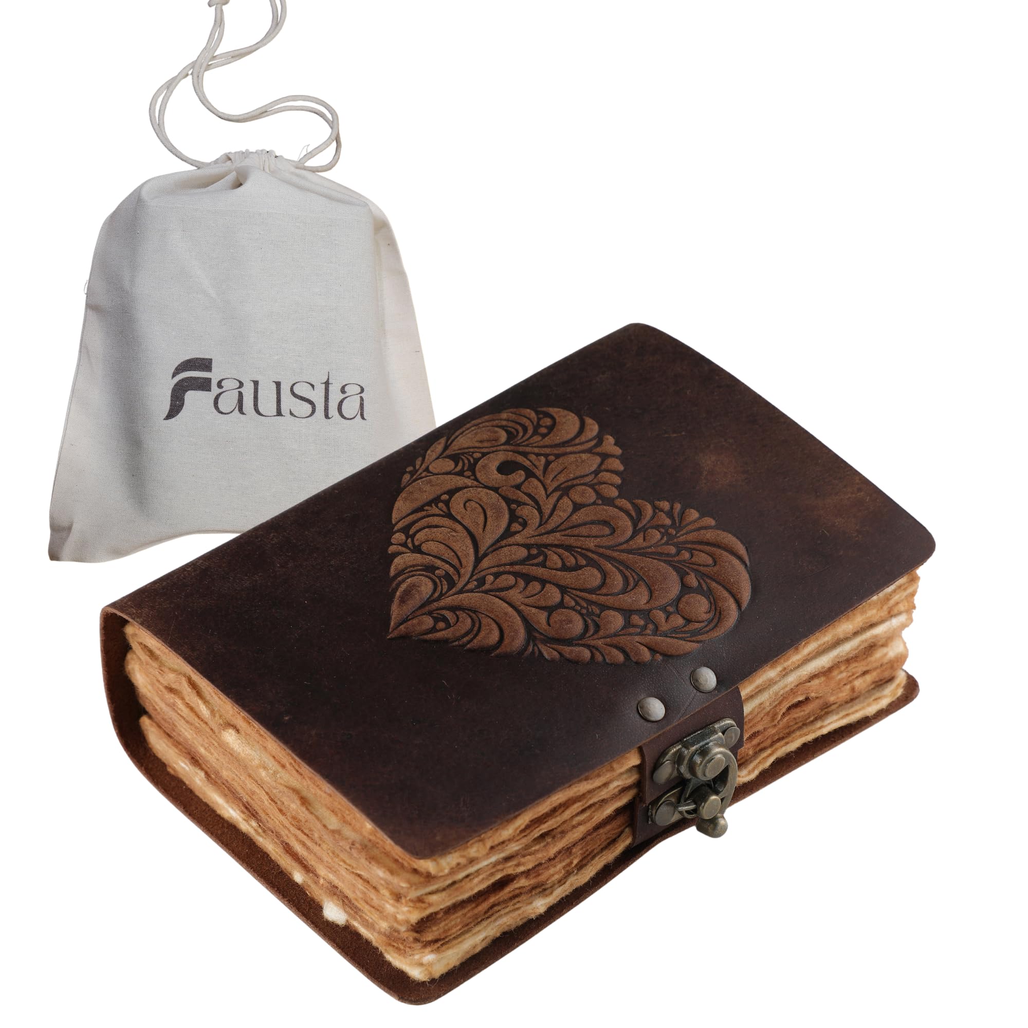 Fausta Handmade Vintage Textured Cotton Paper 50 Sheets (150