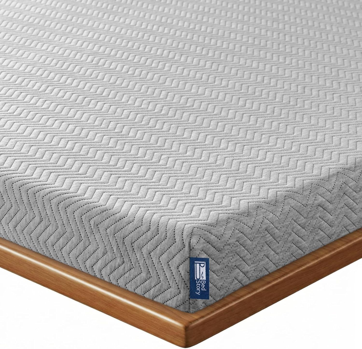 BedStory Extra Firm Mattress Topper 3 Inch Queen Size, Extra Firm Memory Foam Bed Topper for Pain Relief, Copper Gel Bamboo Charcoal Green Tea Cooling Pad with Cover, CertiPUR-US Certified, No Odor