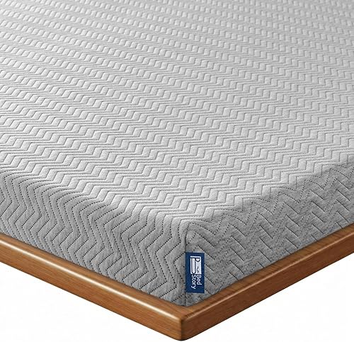 BedStory Cubrecolchón firme de 3 pulgadas, tamaño individual, extra firme de espuma viscoelástica para aliviar el dolor, gel de cobre, bambú,