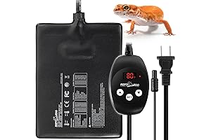 REPTI ZOO Reptile Heat Mat: Essential Heating Solution for Your Cold-Blooded Friends