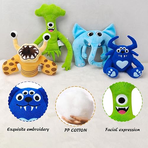 Miniatura 3 de 4 juguetes de peluche, juguetes nuevos de 10 pulgadas para fanáticos, figura de peluche de monstruo de terror, figura de peluche, regalos para niños