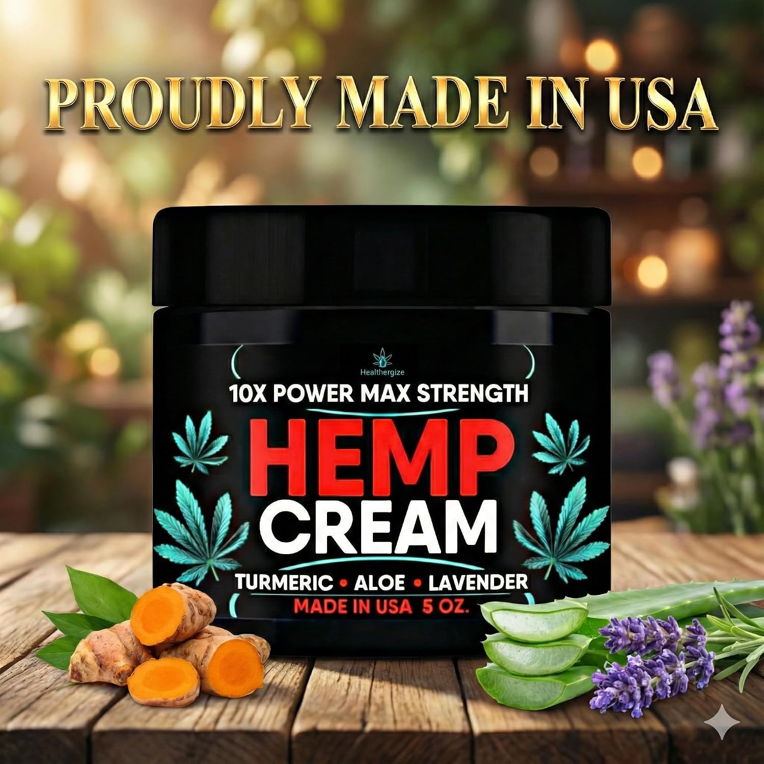 Hemp Cream Maximum Strength With Natural Hemp Oil, Turmeric, Aloe & Lavender - Smooth Skin, Muscle, Back, Neck, Knees & Feet-Lab Tested Full Body Hemp Lotion For Men & Woman-Fast Hydration-5 Oz.