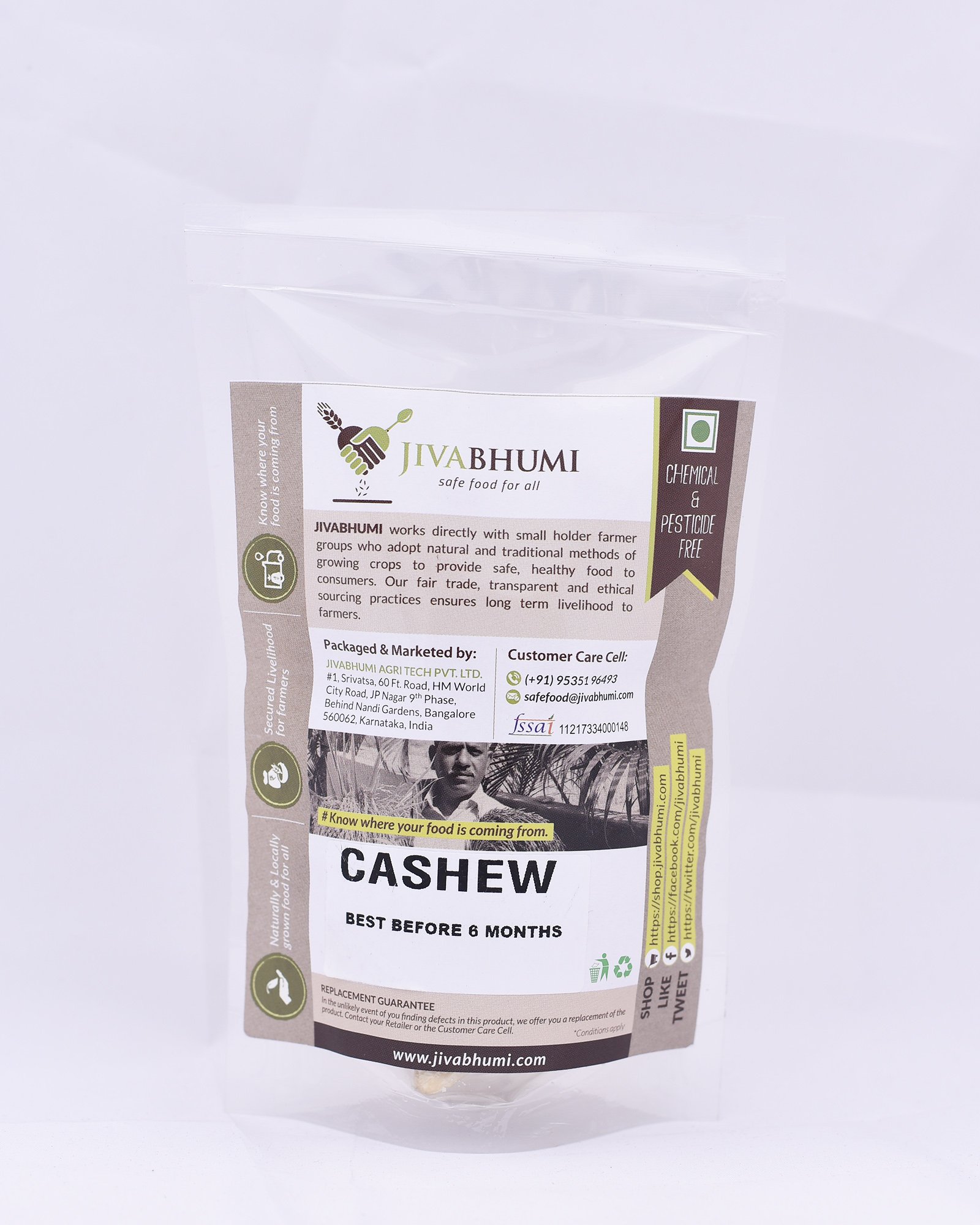 Jivabhumi Organic Cashew 250g (B07CHWJ3FZ) Amazon Price History, Amazon Price Tracker