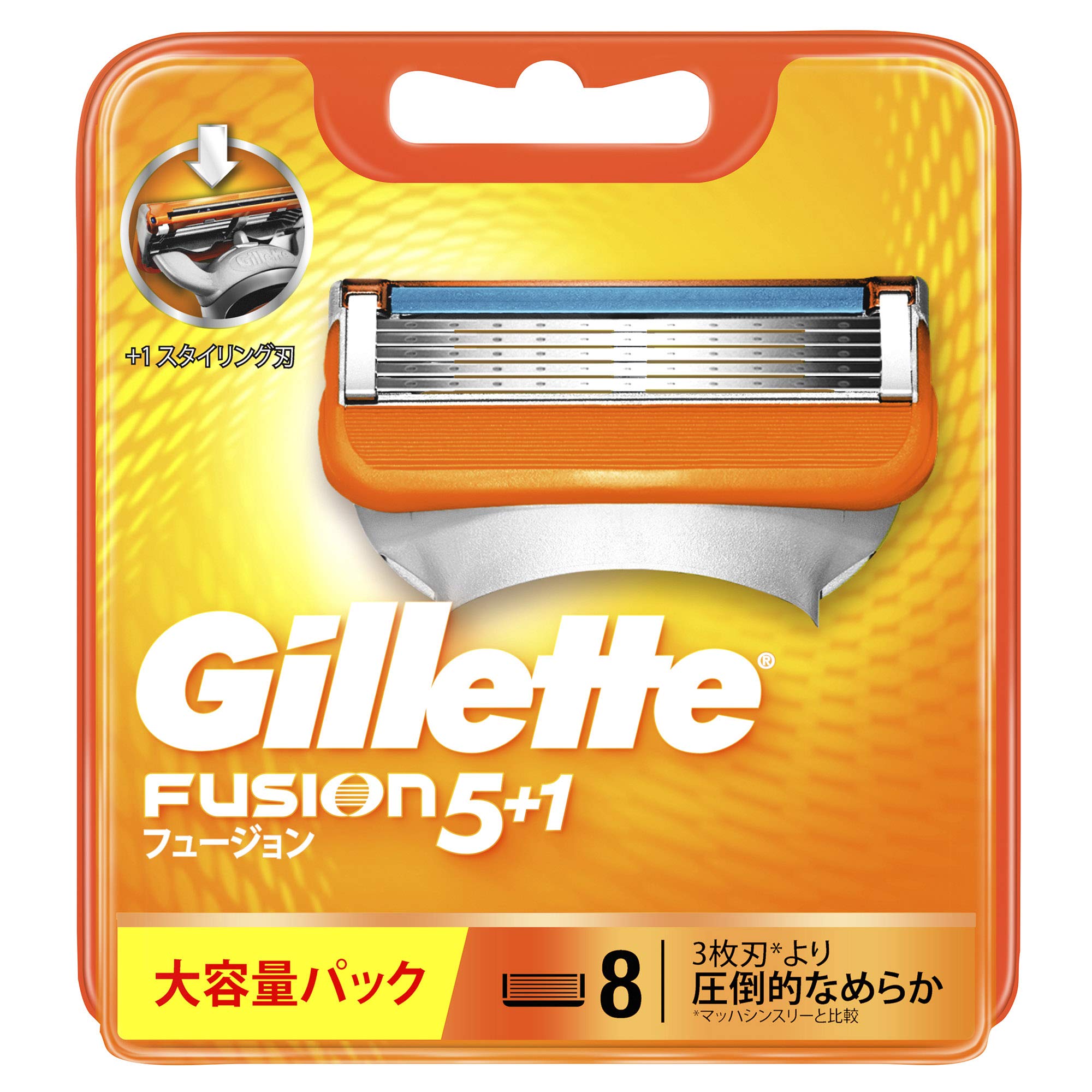 Amazon.co.jp: ジレット ステンレス鋼 フュージョン5+1