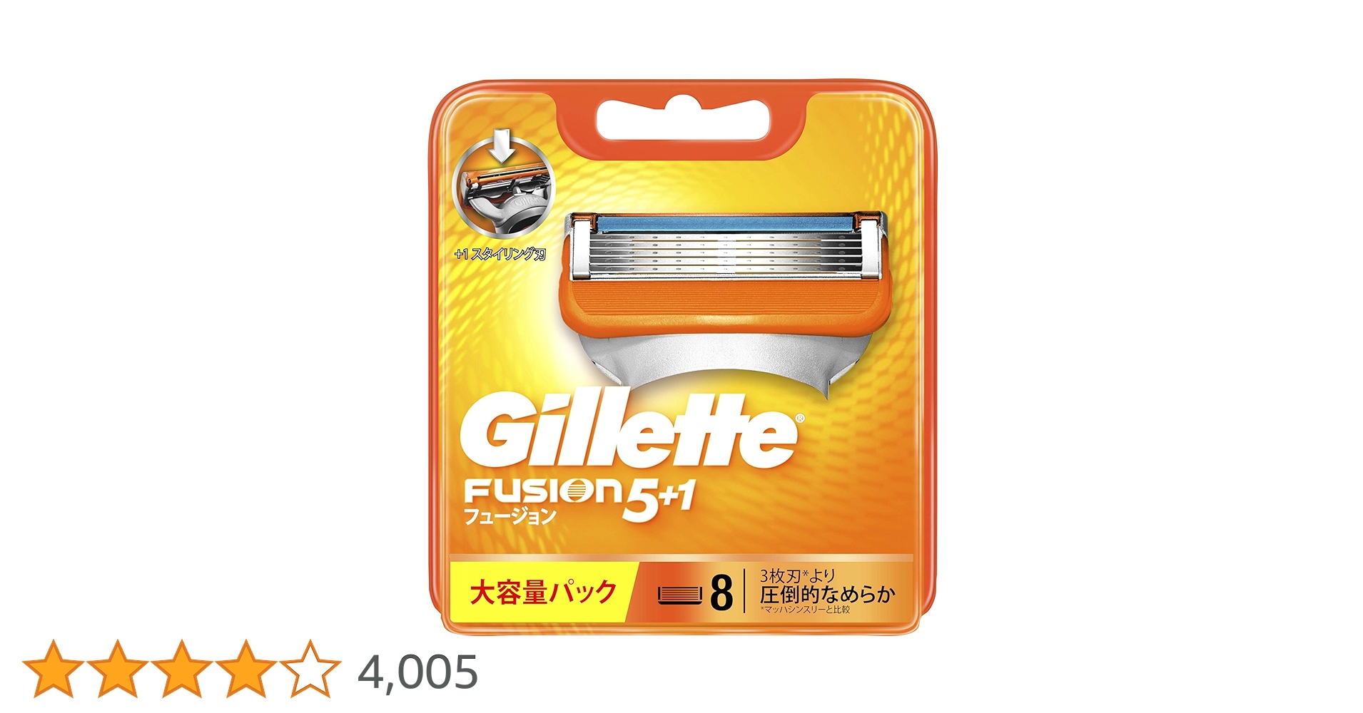 Amazon.co.jp: ジレット ステンレス鋼 フュージョン5+1