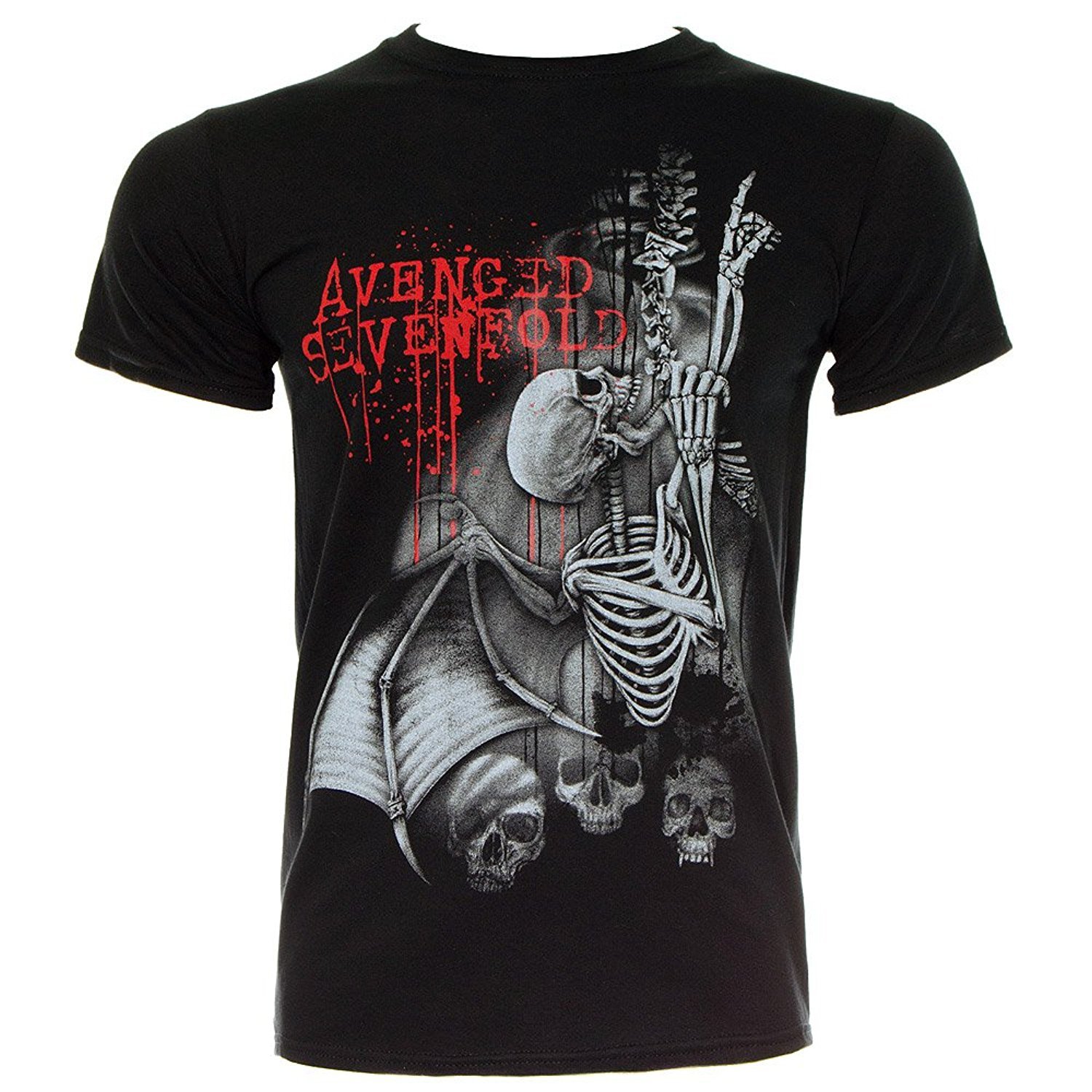 Avenged Sevenfold Spine Climber Black T Shirt Large