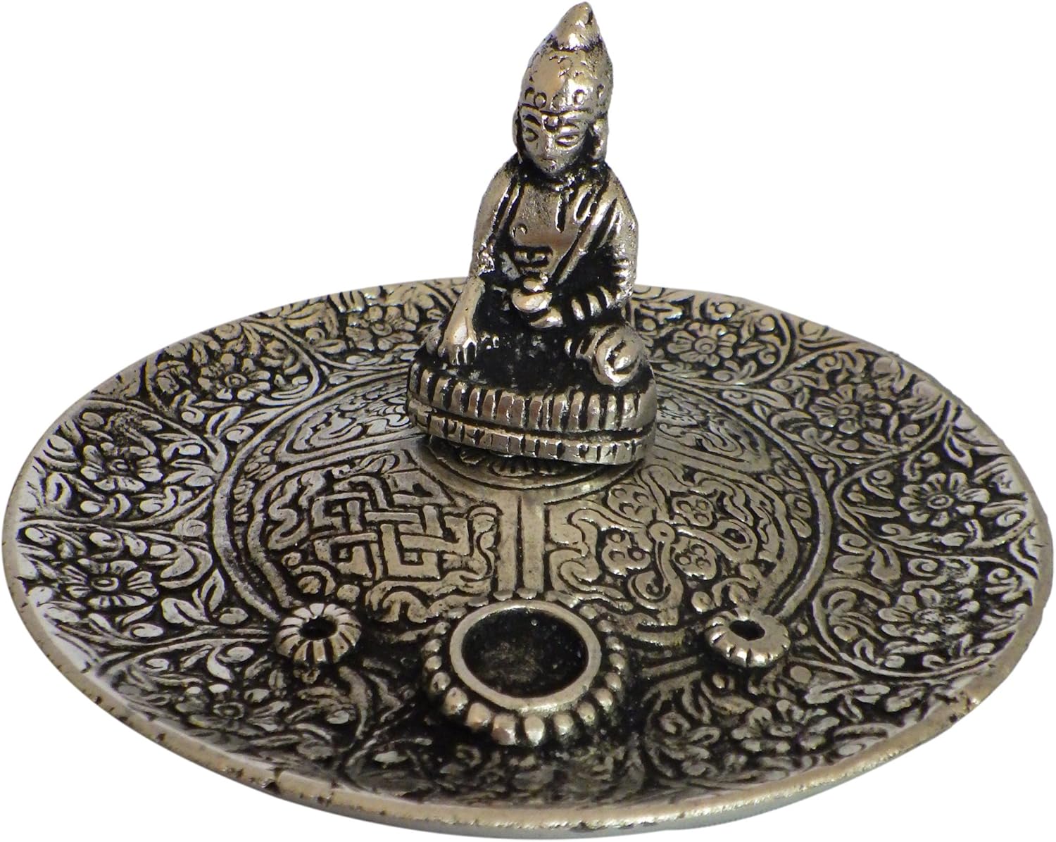 Amazon インド チベット香炉 お香立て インセンスバーナー (開運文様 / 仏陀) えびすスタジオ（開運グッズ） お香