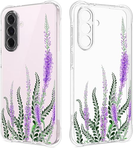 GREATRULY Floral Clear Case for Samsung Galaxy A56 5G for Women Girls,Pretty Pho