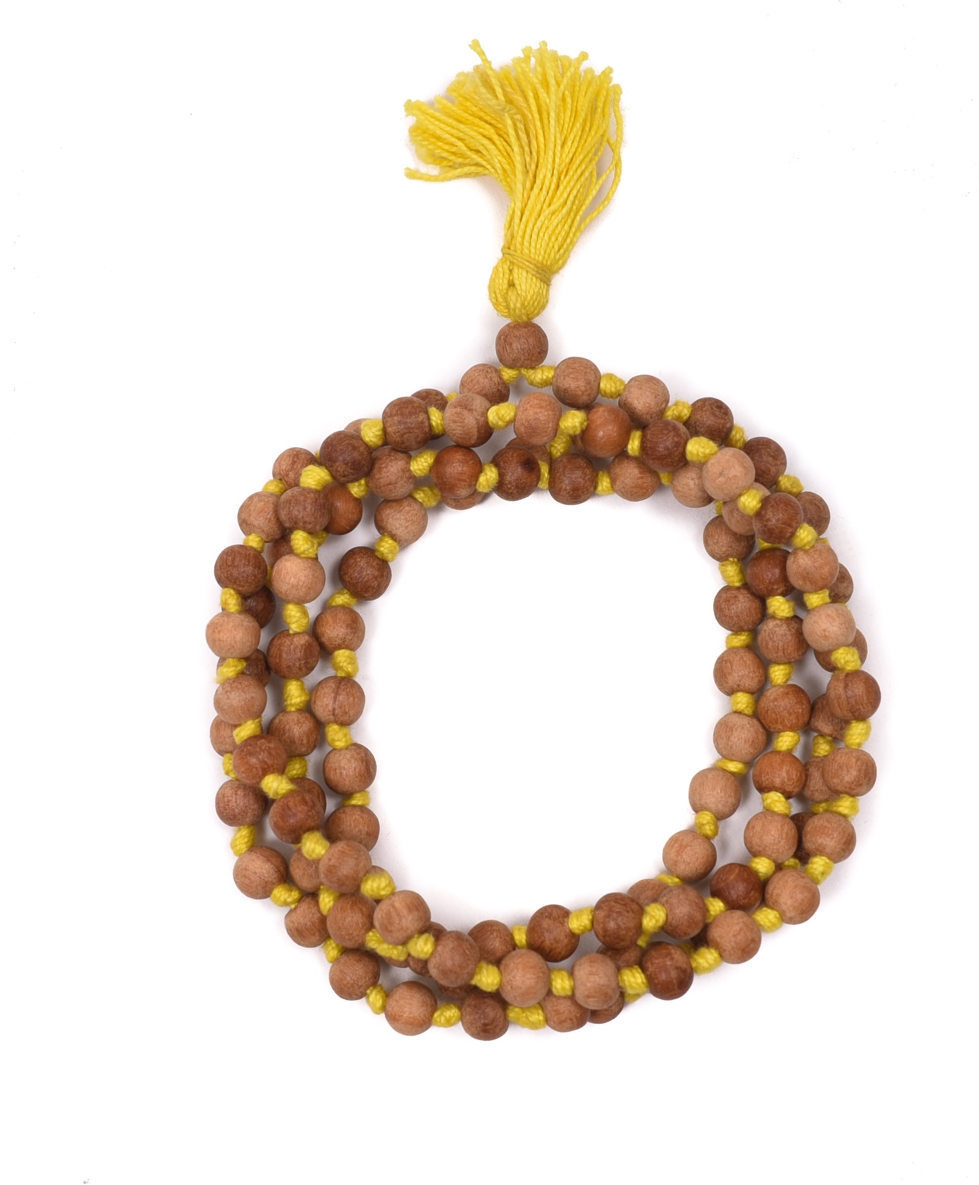 Ellegent Exports Chandan Mala 108 Beads Hand Knotted