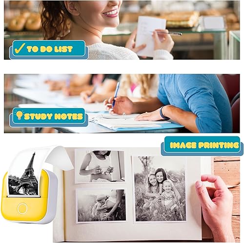 Miniatura 3 de T02 - Mini impresora de bolsillo, fabricante de calcomanías, impresora térmica portátil, impresora pequeña, impresora de calcomanías, impresora para