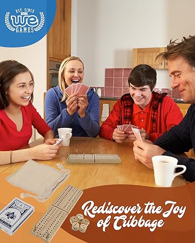 Miniatura 2 de WE Games Juego de mesa de cuna, tablero de cuna de viaje con ranura de almacenamiento y bolsa con cordón para almacenamiento de tarjetas, tablero