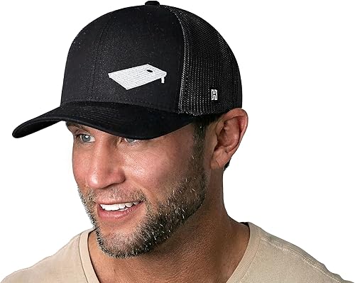Miniatura 9 de HAKA Gorra deportiva  Lifestyle Sports Trucker Hat para hombres y mujeres, gorra de béisbol ajustable Snapback