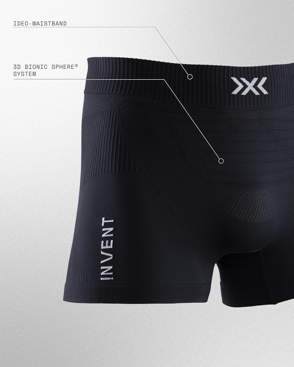 X-Bionic® Invent 4.0 Light Boxer Shorts Men Athletic Compression Briefs