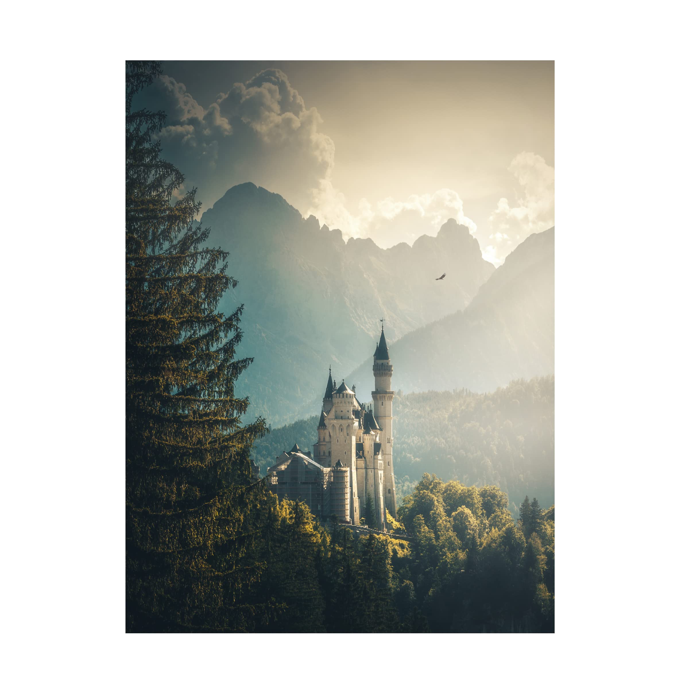 Cuma Cevik 'Neuschwanstein Castle' Canvas Art