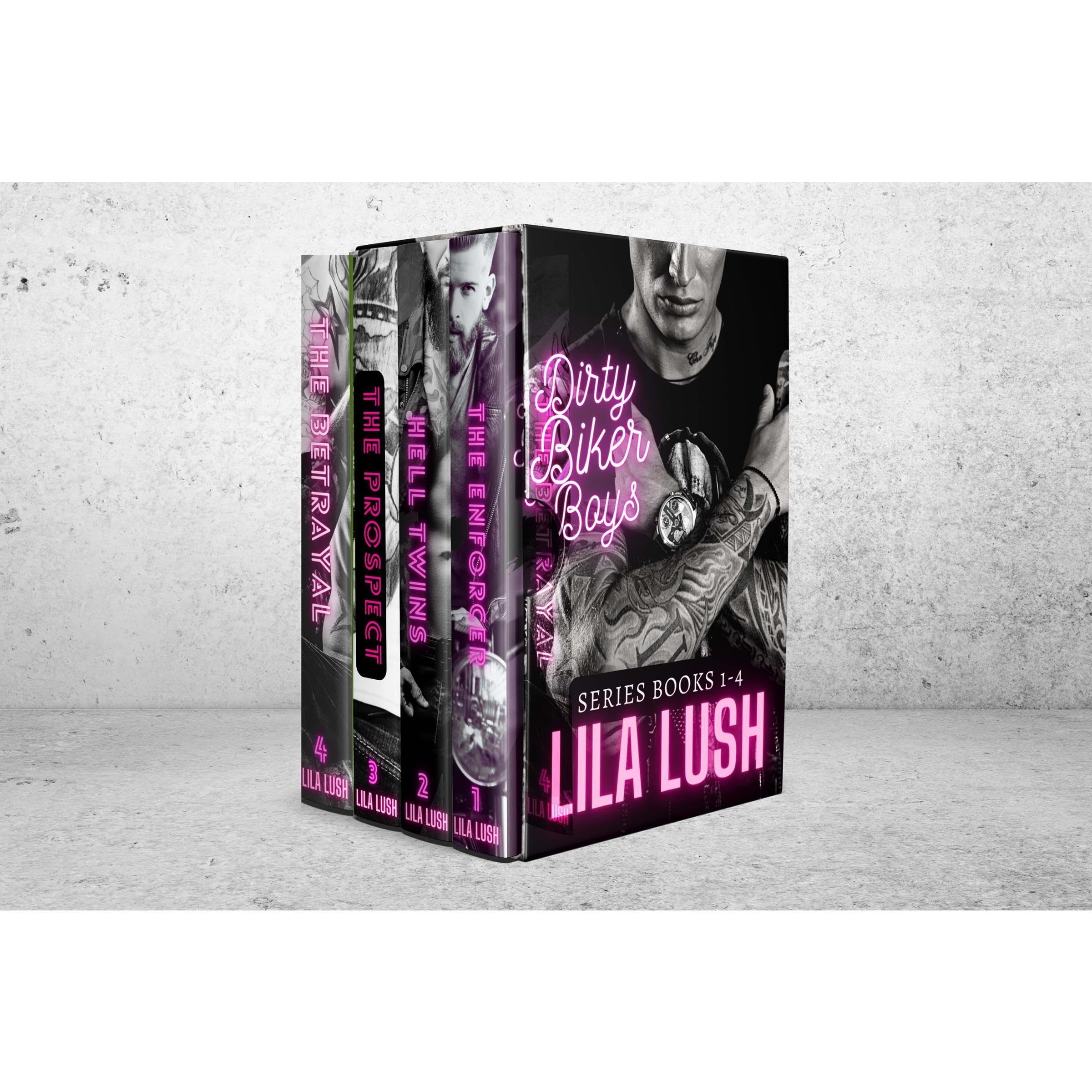 Dirty Biker Boys MC Box set: Books 1-4: Dark MC Reverse Harem MC Romance