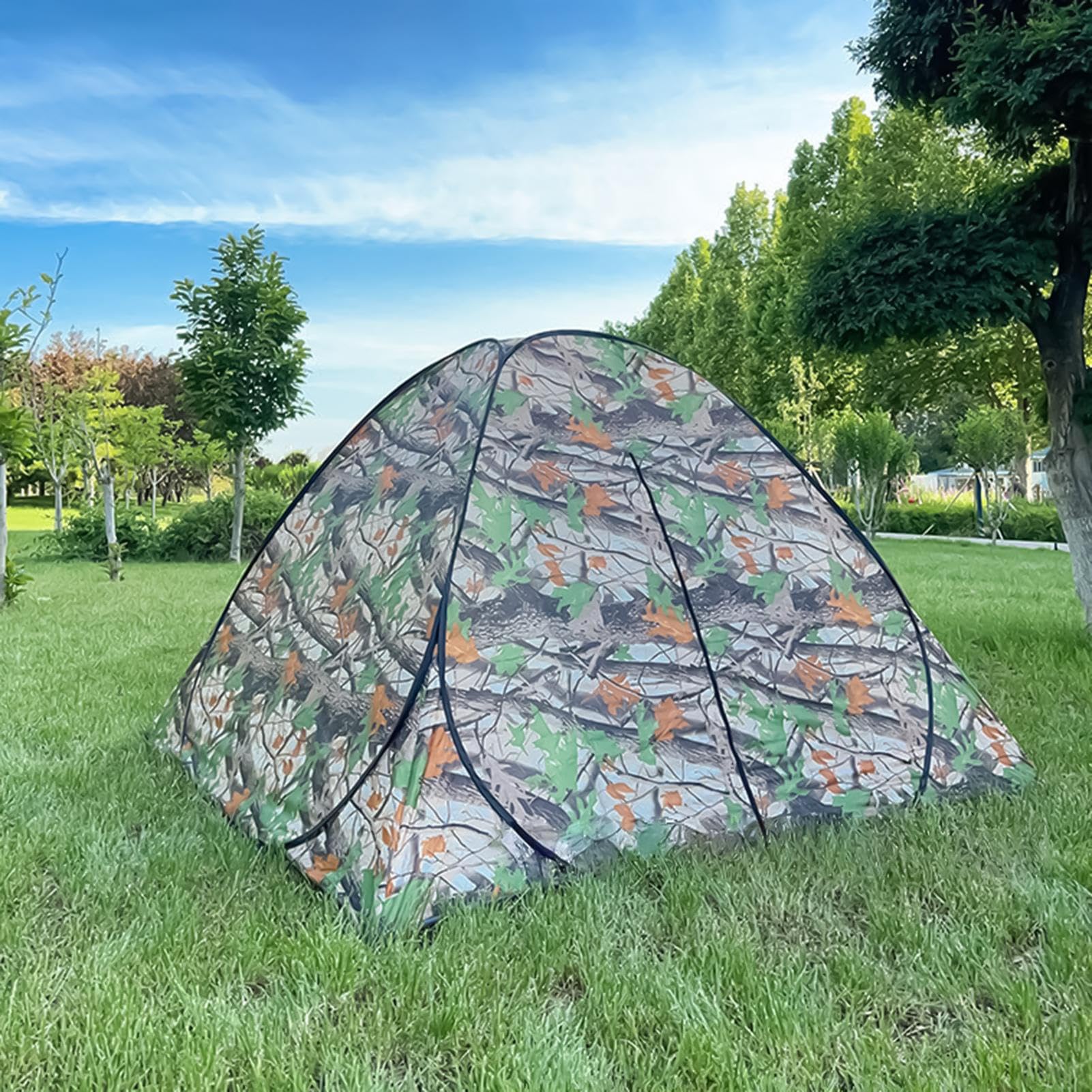 Namiot kempingowy | Automatyczny składany namiot parasol - Namiot kempingowy w kamuflażu | Sport, outdoor, plaża, rodzina, piknik, wędrówki, wędkarstwo, podróże,