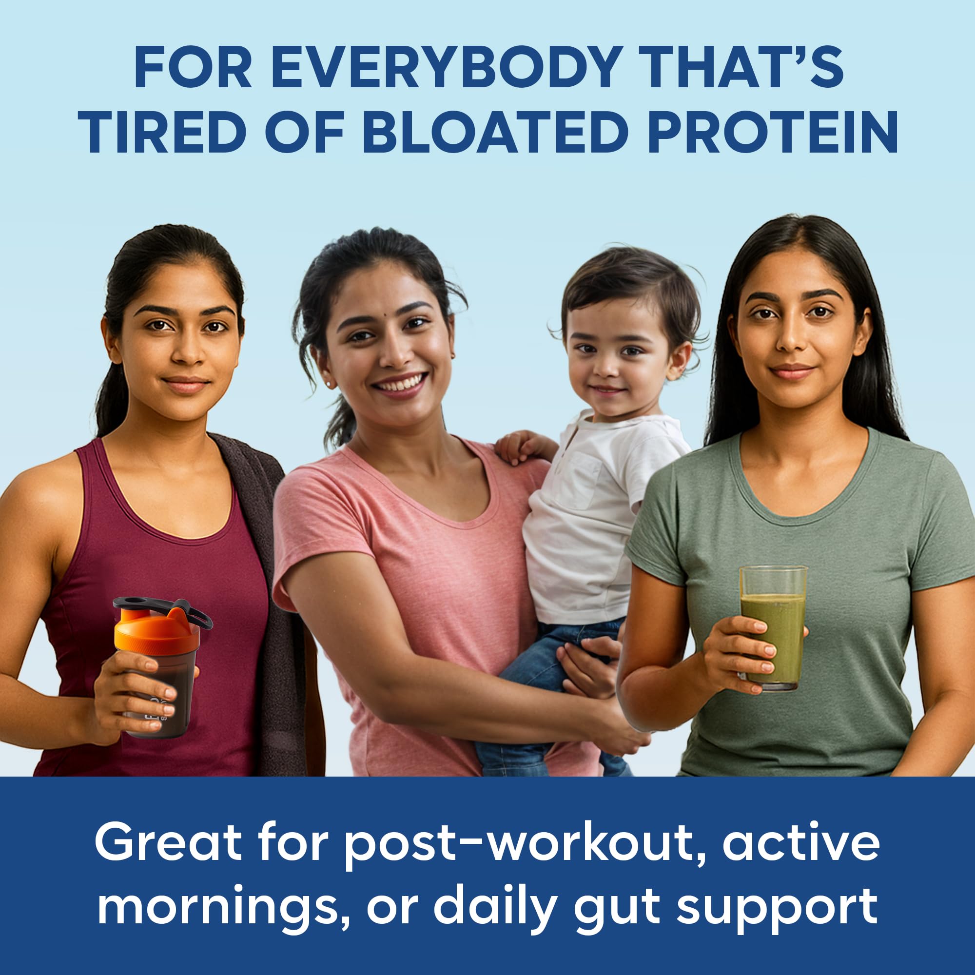 Foodstrong Gut Friendly Plant Protein - Vanilla | 24g Complete Plant Protein with Probiotics, Digestive Enzymes, Prebiotics & Indian Herbs | Vegan | No Sugar | 500g — Amazon image 10