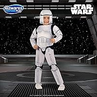 Vista 6 de Jazwares Star Wars Storm Trooper Deluxe - Disfraz para niños pequeños 3T/4T