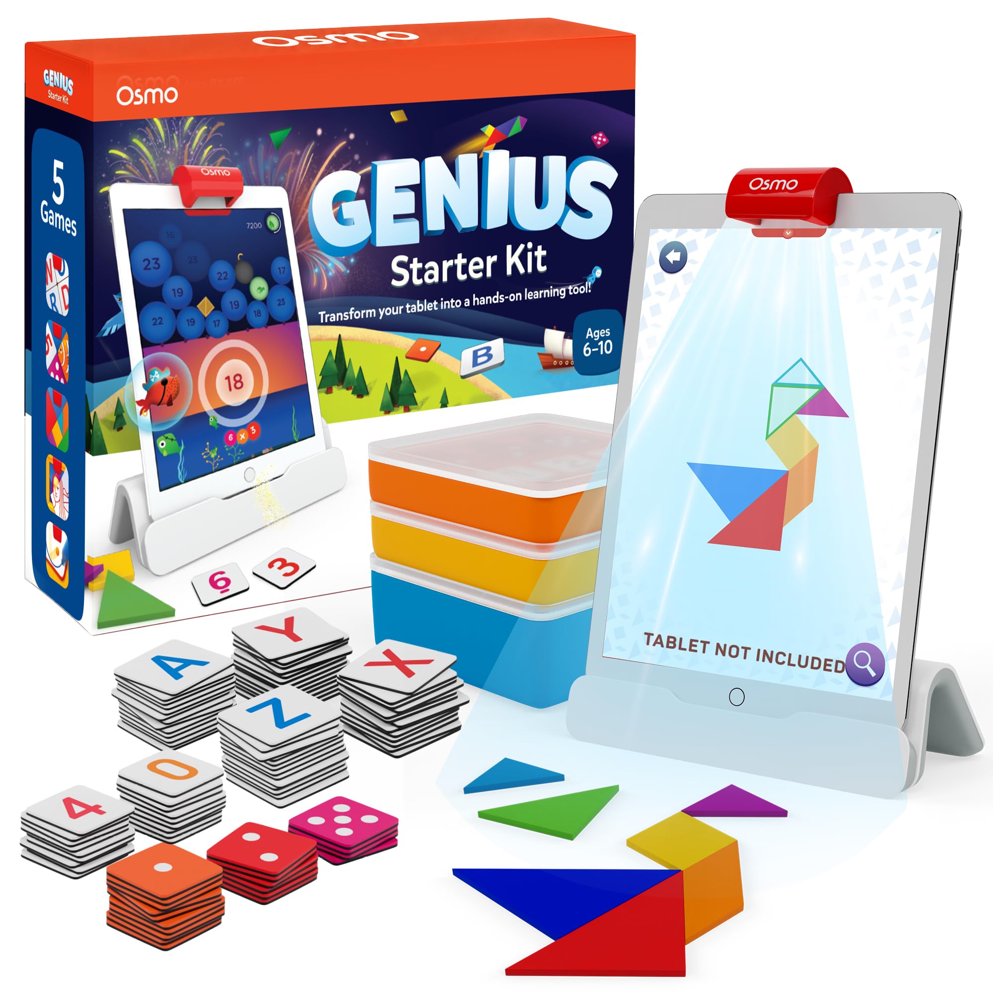 OSMO Genius Starter Kit（新品未使用・未開封） Osmo Genius Kit for iPad Ages 6-10 Fun