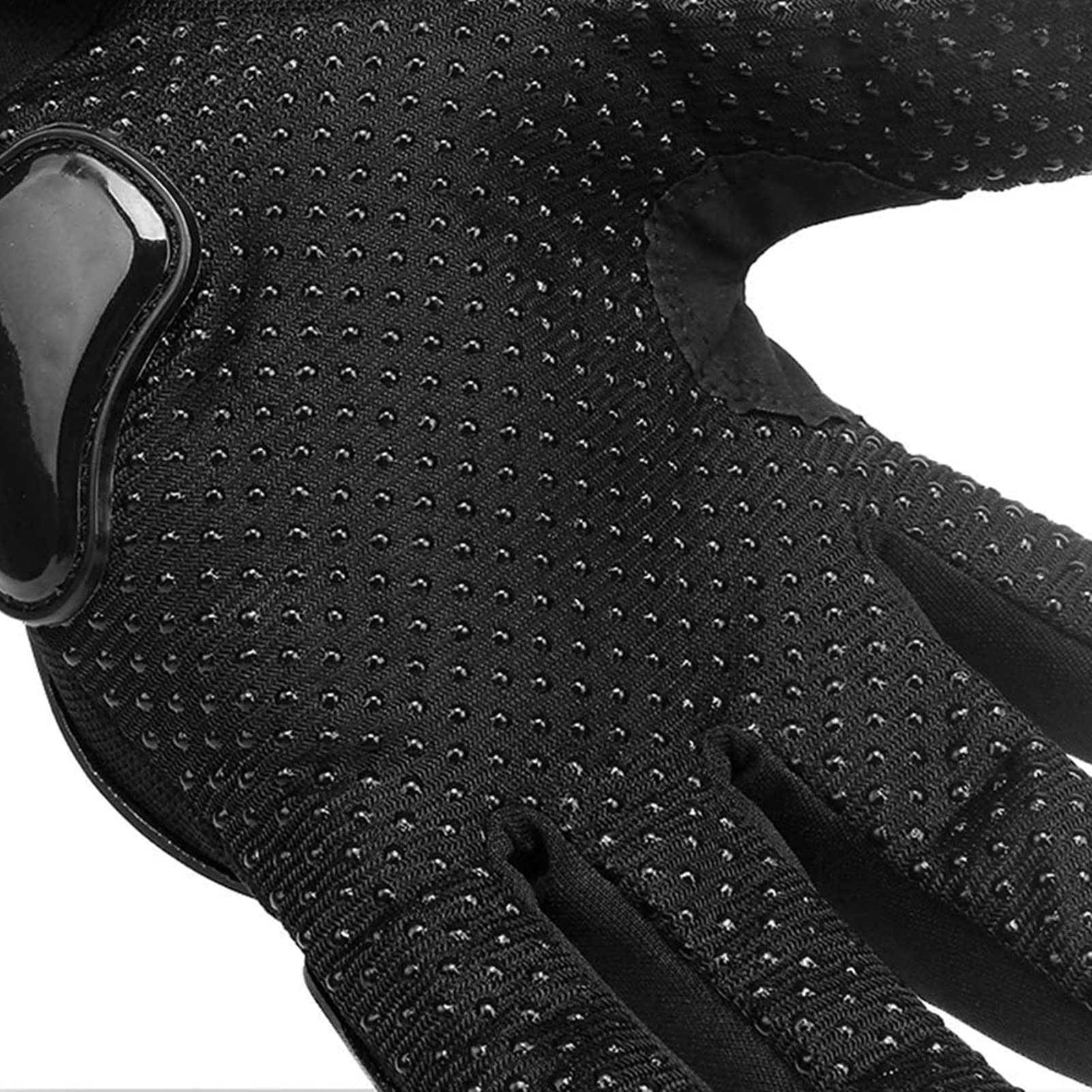 GES Guanti moto, guanti moto da uomo Full Finger. Touch Screen ATV Guanti da Motocross Racing (Nero, XL