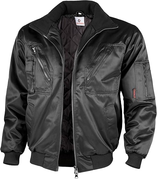 QUALITEX HIGH QUALITY WORKWEAR Pillotjack 60% CI/40% PES met vaste gewatteerde voering vaste mouwen, maat, marineblauw, 4XL