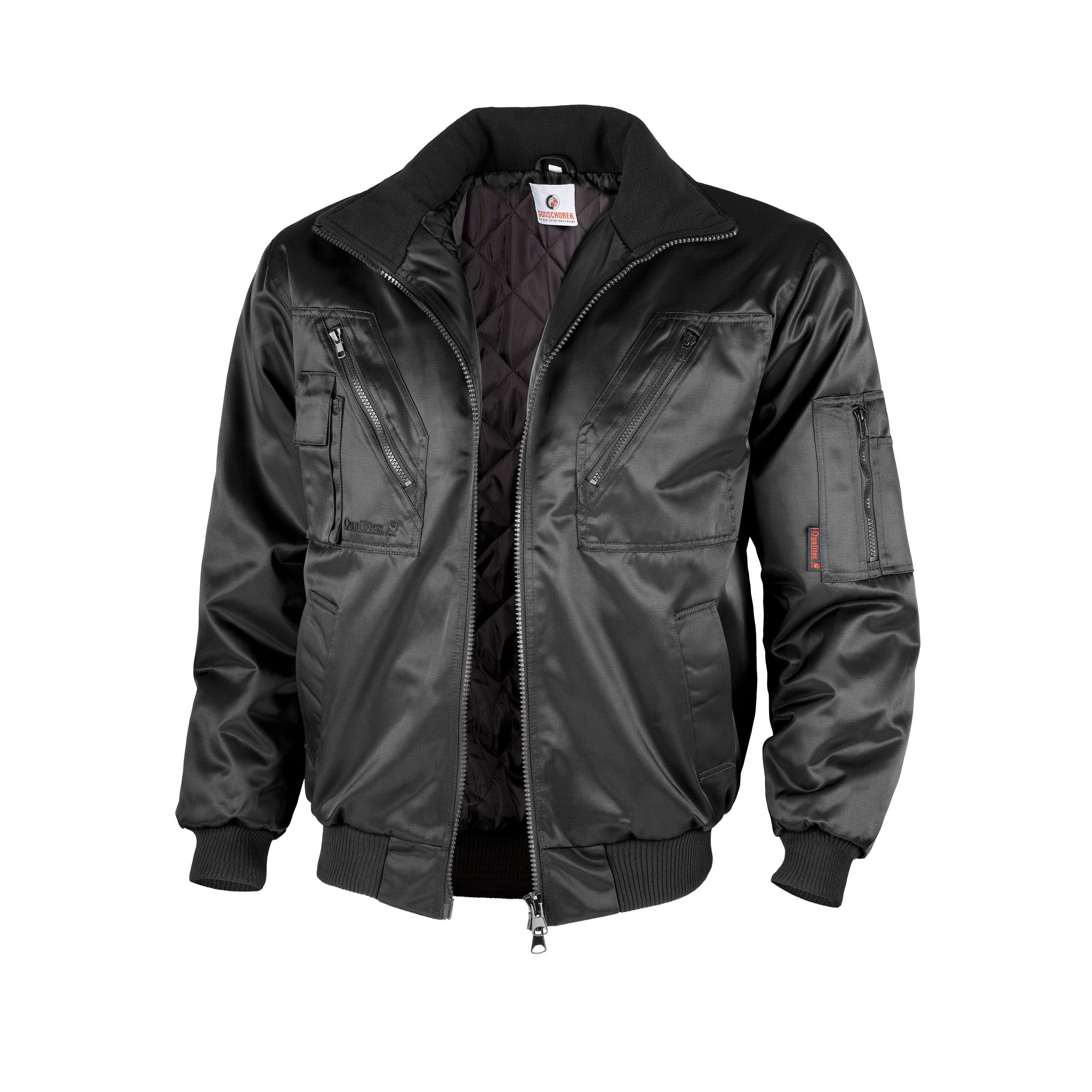 QUALITEX HIGH QUALITY WORKWEAR PILOTJACKE 60% CI/40% PES MIT FESTEM STEPPFUTTER+FESTEN ÄRMELN Größe S