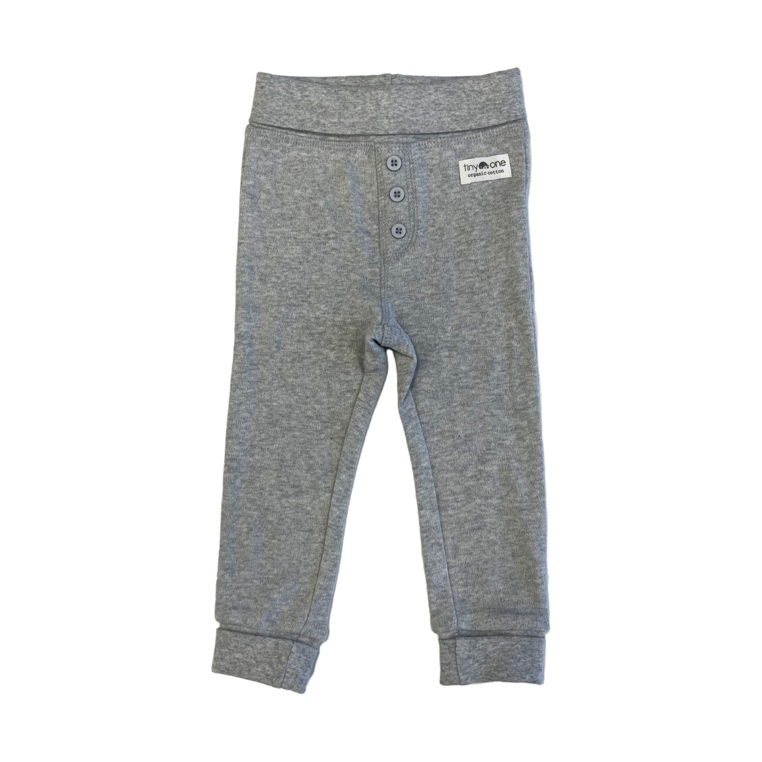 Tiny One Baby Leggings im 2er-Pack | 0-24 Monate | Bio Baumwolle | Langlebige & Bequem Leggings | Dunkelblau/Grau
