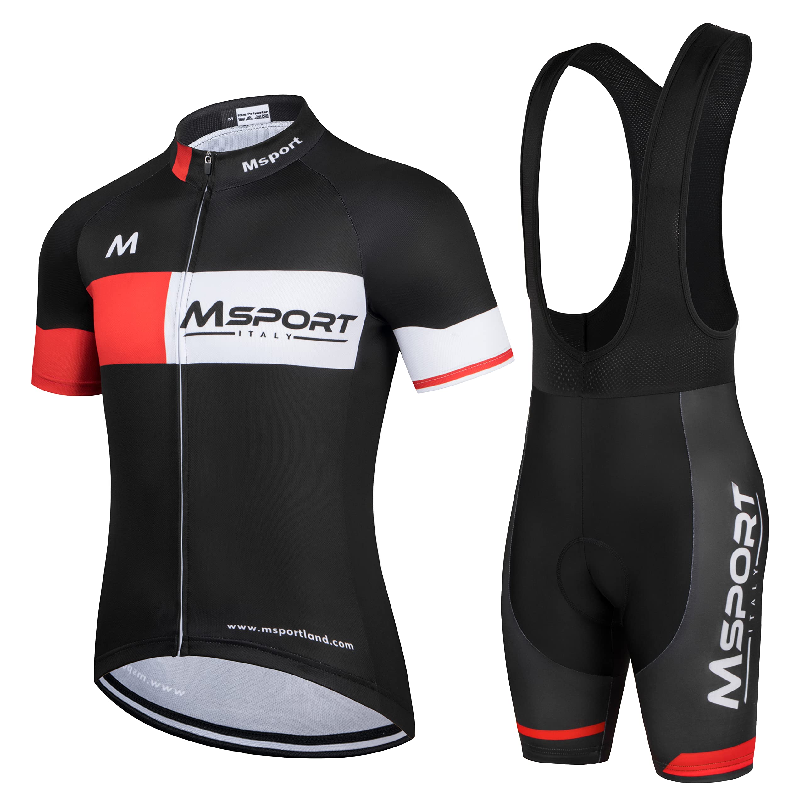 Abbigliamento ciclismo Set completo Tuta Bici Maglia + Salopette Pantaloncini