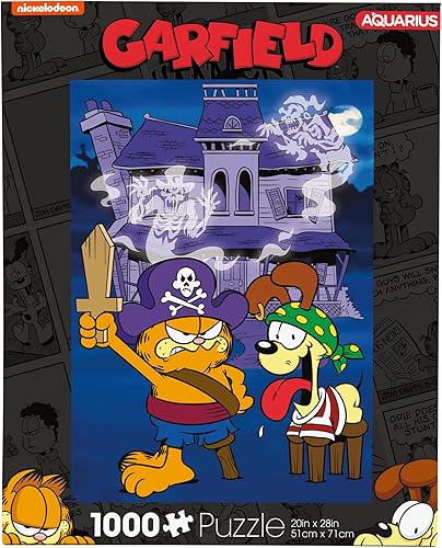 AQUARIUS - Rompecabezas de Halloween de 1000 piezas de Garfield